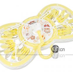 574雙色領(lǐng)花18夾曬架