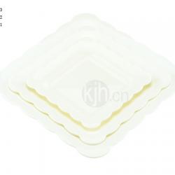 花邊正方餐盤(4、6PCS