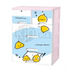 快樂(lè)小鳥(niǎo)四層柜（雙鎖）