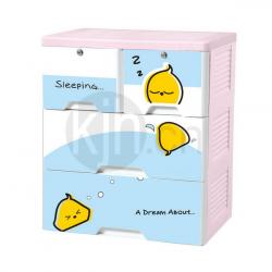 快樂(lè)小鳥(niǎo)三層柜（雙鎖）