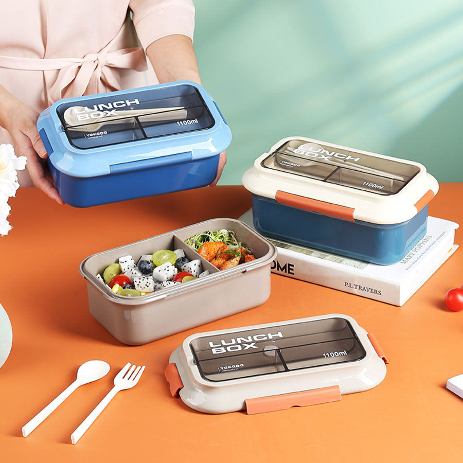 長(zhǎng)方糧倉飯盒1100ml